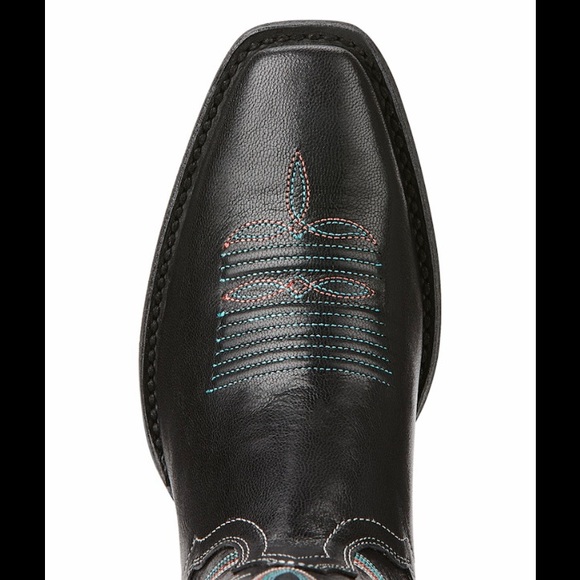 NWOT Ariat Autry Western Boots in Old Black Size 7 - Picture 3 of 15